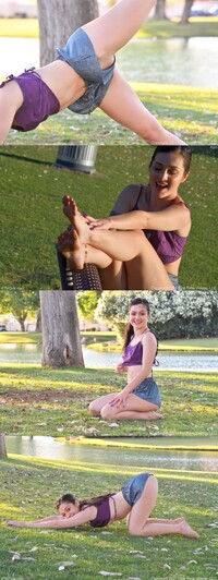 FTVGirls 2021-07-07 NAME-April SET-A-Sunset-At-The-Park AGE-21 MEAS-36B-26-36